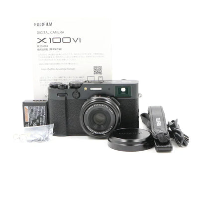 Fujifilm Fuji X100VI Black Digital Camera Shutter Count: 226 [Top Mint]