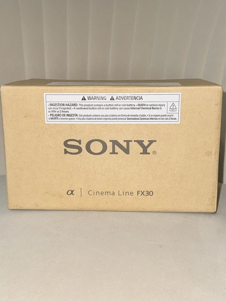 Sony FX30 26.1MP 4K Cinema Digital Camera (Body only) - Gray (ILME-FX30B) Mint