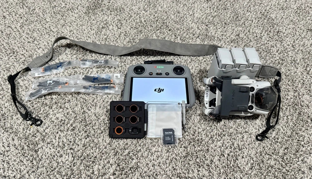 DJI Mini 4 Pro Fly More Combo Camera Drone (with RC 2 Remote and EXTRAS!)