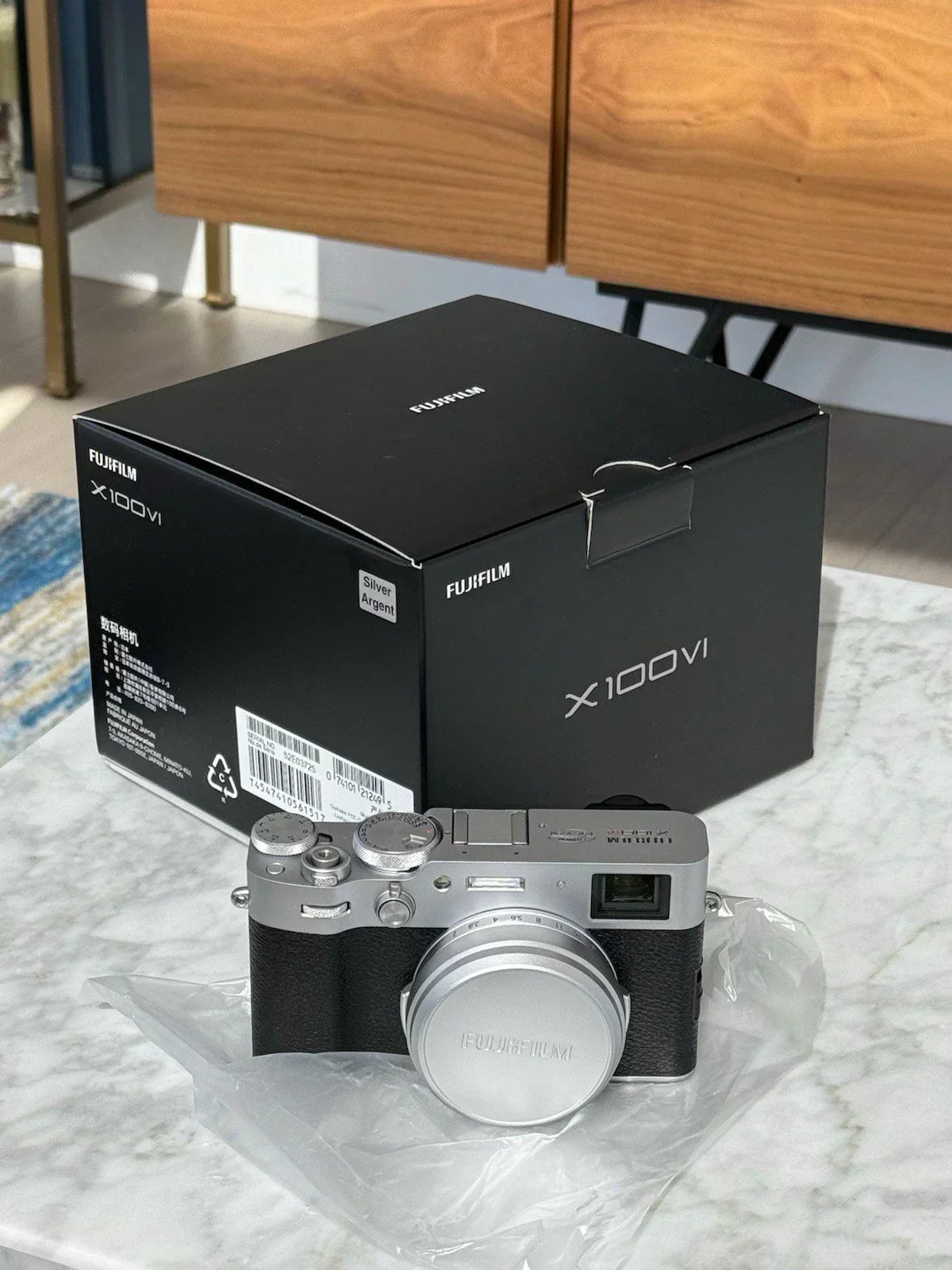 Fujifilm X100VI 40.2MP Digital Camera – Silver – US Model – ZERO Shutter Count
